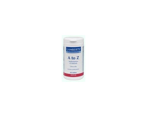 LAMBERTS A to Z MULTI VITAMINS Συμπλήρωμα διατροφής 30 κάψουλες LAMBERTS A to Z MULTI VITAMINS Συμπλήρωμα διατροφής 30 κάψουλες