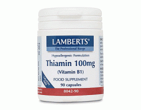 Lamberts Thiamin 100mg (B1) Θειαμίνη, 90 Κάψουλες