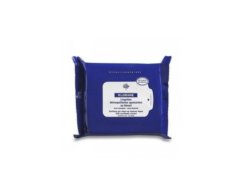 Klorane Lingettes Demaquilant Apaisantes Au Bleuet, Μαντηλάκια καθαρισμού για το πρόσωπο και τα ευαίσθητα μάτια 25 τμχ  Klorane Lingettes Demaquilant Apaisantes Au Bleuet, Μαντηλάκια καθαρισμού για το πρόσωπο και τα ευαίσθητα μάτια 25 τμχ