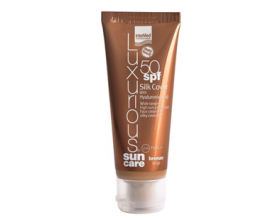 Intermed Luxurious Sun Care Silk Cover BB SPF 50 Αντηλιακή Προσώπου με Χρώμα, Σκούρα Απόχρωση, 75 ml : Καινοτόμα, Έγχρωμη Αντιηλιακή Κρέμα Προσώπου πολύ Υψηλής Προστασίας & Ταυτόχρονης Ανάπλασης, με ήπια Καλυπτική Δράση Intermed Luxurious Sun Care Silk Cover BB SPF 50 Αντηλιακή Προσώπου με Χρώμα, Σκούρα Απόχρωση, 75 ml : Καινοτόμα, Έγχρωμη Αντιηλιακή Κρέμα Προσώπου πολύ Υψηλής Προστασίας & Ταυτόχρονης Ανάπλασης, με ήπια Καλυπτική Δράση