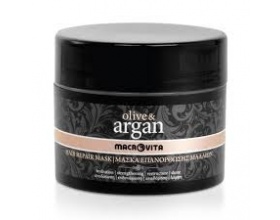  MACROVITA ARGAN & OLIVE ΕΠΑΝΟΡΘΩΤΙΚΗ ΜΑΣΚΑ ΜΑΛΛΙΩΝ, 200ml