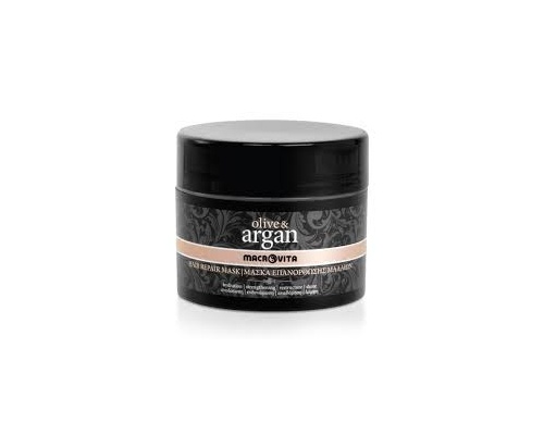  MACROVITA ARGAN & OLIVE ΕΠΑΝΟΡΘΩΤΙΚΗ ΜΑΣΚΑ ΜΑΛΛΙΩΝ, 200ml