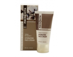MACROVITA ΑΝΔΡΙΚΗ ΕΝΥΔΑΤΙΚΗ ΚΡΕΜΑ ΠΡΟΣΩΠΟΥ με βαμβάκι & βιταμίνη C, 50ml