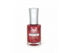 Maxiflex Collextion 2000 Nail Colour 284 Blazing Red Βερνίκι νυχιών Κόκκινο με στράς 12ml