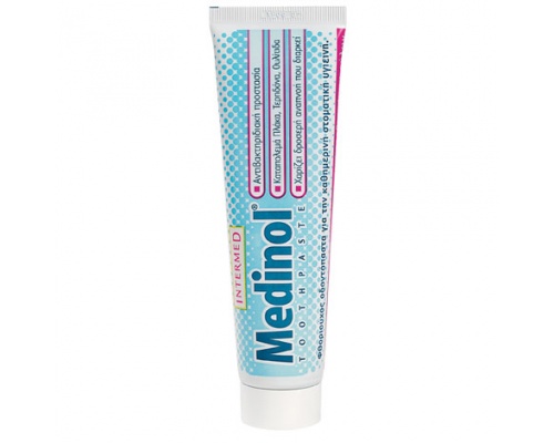 Intermed Medinol Toothpaste Οδοντόκρεμα για την Καθημερινή ανακούφιση & προστασία  100ml