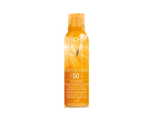 Vichy Capital Soleil Ενυδατικό Αόρατο Αντηλιακό MIST SPF 50 με MEXORYL  ιδανικό για τις ευαίσθητες επιδερμίδες 200ml Vichy Capital Soleil Ενυδατικό Αόρατο Αντηλιακό MIST SPF 50 με MEXORYL  ιδανικό για τις ευαίσθητες επιδερμίδες 200ml
