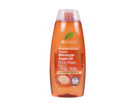 Dr.organic Body Wash Argan Oil 250 ml, Ενυδατικό Αφρόλουτρο με Βιολογικό Έλαιο Αργκάν, με επανορθωτικές, αντιγηραντικές & θρεπτικές ιδιότητες