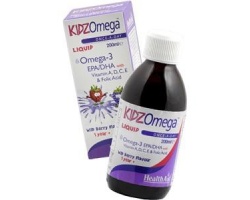 Health Aid Kidz Omega Υγρό με γεύση βατόμουρο Ειδική σύνθεση για παιδιά με Omega 3 & βιταμίνες A ,D & E 200ml Health Aid Kidz Omega Υγρό με γεύση βατόμουρο Ειδική σύνθεση για παιδιά με Omega 3 & βιταμίνες A ,D & E 200ml