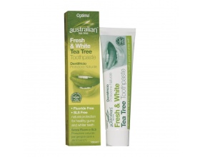 Optima Australian Organic Tea Tree Fresh & White Toothpaste Φυσική προστασία, λευκά δόντια & καθαρή αναπνοή με έλαιο Τεϊόδεντρου 100ml Optima Australian Organic Tea Tree Fresh & White Toothpaste Φυσική προστασία, λευκά δόντια & καθαρή αναπνοή με έλαιο Τεϊόδεντρου 100ml