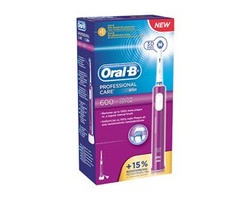 ORAL-B Professional Care 600 Colour Edition, Ηλεκτρική οδοντόβουρτσα με δράση καθαρισμού 3 διαστάσεων (Φούξια)