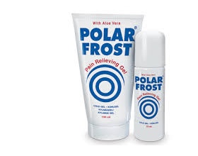 Polar Frost pain relieving gel, Παγωμένο τζέλ με Aloe Vera μέντα & ευκάλυπτο 150ml