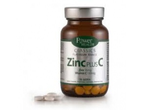 Power Health CLASSICS Platinum Range Zinc Plus C, ΣΥΜΠΛΗΡΩΜΑ ΔΙΑΤΡΟΦΗΣ με Ψευδάργυρο & Βιταμίνη C, για την Ενίσχυση του ανοσοποιητικού συστήματος, την Φυσιολογική γονιμότητα & αναπαραγωγή, και την Υγεία του προστάτη, 30 δισκία Power Health CLASSICS Platinum Range Zinc Plus C, ΣΥΜΠΛΗΡΩΜΑ ΔΙΑΤΡΟΦΗΣ με Ψευδάργυρο & Βιταμίνη C, για την Ενίσχυση του ανοσοποιητικού συστήματος, την Φυσιολογική γονιμότητα & αναπαραγωγή, και την Υγεία του προστάτη, 30 δισκία