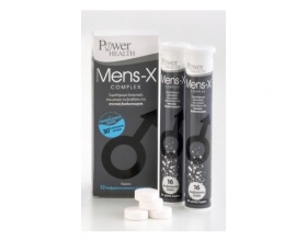 Power Health Mens-X complex Συμπλήρωμα διατροφής που βοηθά με φυσικό και ασφαλή τρόπο στην αντιμετώπιση της στυτικής δυσλειτουργίας 32 Αναβραζ. Δισκία Power Health Mens-X complex Συμπλήρωμα διατροφής που βοηθά με φυσικό και ασφαλή τρόπο στην αντιμετώπιση της στυτικής δυσλειτουργίας 32 Αναβραζ. Δισκία