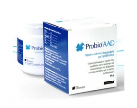 New Med Probio AAD Προϊόν ειδικής διατροφής με προβιοτικά, ειδικά σχεδιασμένο να συμβάλλει στην πρόληψη και αποκατάσταση της διάρροιας η οποία σχετίζεται με τη χρήση αντιβιοτικών 6 φακελάκια των 5gr