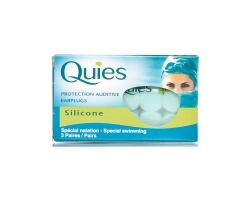 Quies Silicone Earplugs, Silicone Earplugs Ωτοασπίδες σιλικόνης, 3 ζεύγη  Quies Silicone Earplugs, Silicone Earplugs Ωτοασπίδες σιλικόνης, 3 ζεύγη