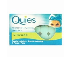 Quies Ωτοασπίδες Σιλικόνης ειδικές για κολύμβηση 3 ζεύγη 