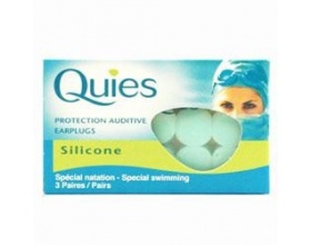 Quies Ωτοασπίδες Σιλικόνης ειδικές για κολύμβηση 3 ζεύγη 