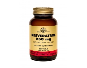 SOLGAR Resveratrol Συμπλήρωμα διατροφής με Ρεσβερατρόλη γνωστή για την προστατευτική της δράση στο καρδιαγγειακό σύστημα 30 κάψουλες