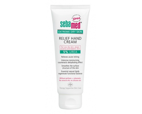SEBAMED Relief Hand Cream Ενυδατική κρέμα  για την άμεση ανακούφιση απο ξηρό δέρμα με ουρία 75 ml SEBAMED Relief Hand Cream Ενυδατική κρέμα  για την άμεση ανακούφιση απο ξηρό δέρμα με ουρία 75 ml
