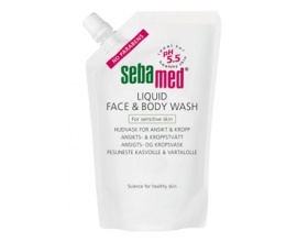 Sebamed Liquid Wash Refill Υγρό προσώπου και σώματος χωρίς με τιμή pH 5,5 του υγιούς δέρματος για τη διατήρηση της ισορροπίας της υγρασίας στο δέρμα 400ml