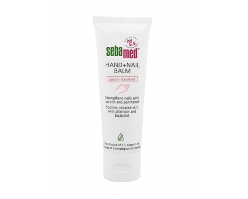 SEBAMED Hand & nail balm Ενυδατικό βάλσαμο περιποίησης για ξηρά, αφυδατωμένα και σκασμένα χέρια και νύχια 75 ml SEBAMED Hand & nail balm Ενυδατικό βάλσαμο περιποίησης για ξηρά, αφυδατωμένα και σκασμένα χέρια και νύχια 75 ml