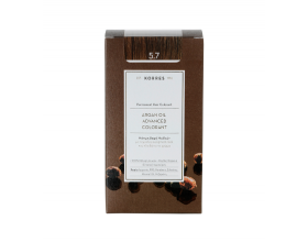 KORRES 5.7 Βαφή Μαλλιών με Έλαιο Argan & φυτική Κερατίνη, ΣΟΚΟΛΑΤΙ 50ml
