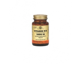 Solgar Vitamin D3 1000 IU Συμπλήρωμα διατροφής βιταμίνη D3 για την Ενίσχυση του Ανοσοποιητικού συστήματος 90 ταμπλέτες