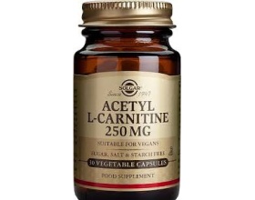 SOLGAR ACETYL L-CARNITINE 250MG 30VCAP