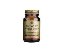 Solgar Amino 75,30caps: Φόρμουλα αμινοξέων που περιλαμβάνει βασικά αμινοξέα, απαραίτητα για την υγεία του οργανισμού, τα οποία δεν παρασκευάζονται από τον οργανισμό & πρέπει να λαμβάνονται από τη διατροφή Solgar Amino 75,30caps: Φόρμουλα αμινοξέων που περιλαμβάνει βασικά αμινοξέα, απαραίτητα για την υγεία του οργανισμού, τα οποία δεν παρασκευάζονται από τον οργανισμό & πρέπει να λαμβάνονται από τη διατροφή