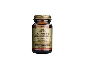 Solgar Amino 75,30caps: Φόρμουλα αμινοξέων που περιλαμβάνει βασικά αμινοξέα, απαραίτητα για την υγεία του οργανισμού, τα οποία δεν παρασκευάζονται από τον οργανισμό & πρέπει να λαμβάνονται από τη διατροφή Solgar Amino 75,30caps: Φόρμουλα αμινοξέων που περιλαμβάνει βασικά αμινοξέα, απαραίτητα για την υγεία του οργανισμού, τα οποία δεν παρασκευάζονται από τον οργανισμό & πρέπει να λαμβάνονται από τη διατροφή