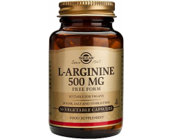 SOLGAR L-Arginine 500mg 50caps, Αμινοξύ που συμβάλλει στην αύξηση της σύνθεση του κολλαγόνου & δρα θετικά στην ανδρική στύση & τη φυσική τόνωση της σεξουαλικής επιθυμίας και απόδοσης SOLGAR L-Arginine 500mg 50caps, Αμινοξύ που συμβάλλει στην αύξηση της σύνθεση του κολλαγόνου & δρα θετικά στην ανδρική στύση & τη φυσική τόνωση της σεξουαλικής επιθυμίας και απόδοσης