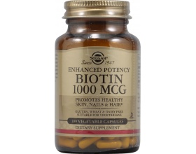 Solgar Biotin 1000mg veg.caps,Ενισχυμένη περιεκτικότητα - Μεταβολικές διεργασίες - Ενίσχυση μαλλιών, δέρματος & βλενογόννων 50s