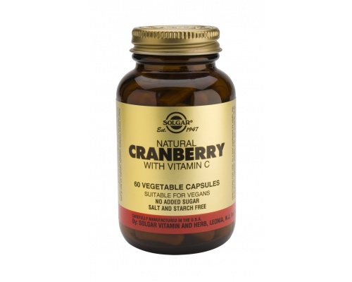 Solgar Cranberry  with vit. C για υγιές ουροποιητικό 60 κάψουλες Solgar Cranberry  with vit. C για υγιές ουροποιητικό 60 κάψουλες