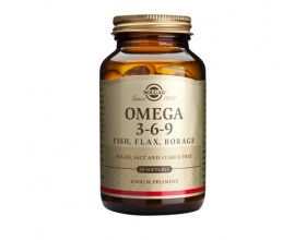 Solgar Omega 3-6-9 Συμπλήρωμα διατροφής Λιπαρά οξέα υψηλής βιολογικής αξίας για την κυτταρική προστασία,την υγεία του εγκεφάλου και του καρδιαγγειακού συστήματος 60 μαλακές κάψουλες Solgar Omega 3-6-9 Συμπλήρωμα διατροφής Λιπαρά οξέα υψηλής βιολογικής αξίας για την κυτταρική προστασία,την υγεία του εγκεφάλου και του καρδιαγγειακού συστήματος 60 μαλακές κάψουλες