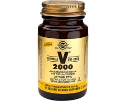 SOLGAR FORMULA VM 2000 Υψηλής ισχύος με αμινοξέα,πεπτικά ένζυμα, σούπερ τροφές,βιοφλαβονοειδή 30 ταμπλέτες