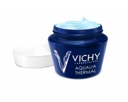 Vichy Aqualia Thermal Night Spa Ενυδατική Κρέμα Νύχτας & Μάσκα κατάλληλο για ευαίσθητες επιδερμίδες 75ml