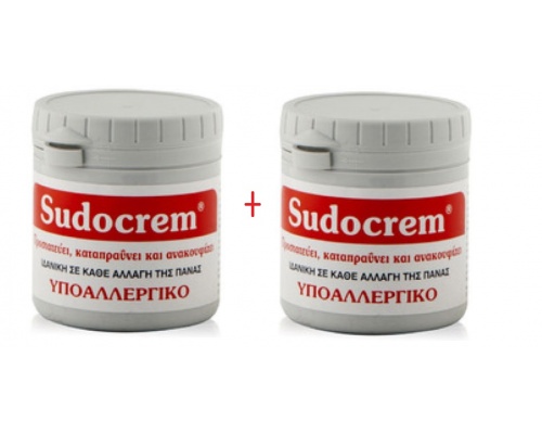 Sudocrem 250g, Ήπια αντισηπτική κρέμα ιδανική σε συγκάματα και κατακλίσεις 1+1 Sudocrem 250g, Ήπια αντισηπτική κρέμα ιδανική σε συγκάματα και κατακλίσεις 1+1