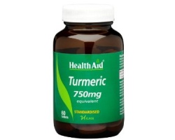 Health Aid TURMERIC 750 mg Ισχυρό αντιοξειδωτικό αντιφλεγμονώδες από Κουρκουμά Βοηθά στην καταπολέμηση των φλεγμονών, την πέψη & στις χολικές εκκρίσεις, 60 ταμπλέτες Health Aid TURMERIC 750 mg Ισχυρό αντιοξειδωτικό αντιφλεγμονώδες από Κουρκουμά Βοηθά στην καταπολέμηση των φλεγμονών, την πέψη & στις χολικές εκκρίσεις, 60 ταμπλέτες