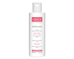 URIAGE ROSELIANE FLUIDE NETTOYANT, Λοσιόν καθαρισμού  της ευαίσθητης και με τάση σε κοκκινίλες επιδερμίδα, 250ML  URIAGE ROSELIANE FLUIDE NETTOYANT, Λοσιόν καθαρισμού  της ευαίσθητης και με τάση σε κοκκινίλες επιδερμίδα, 250ML