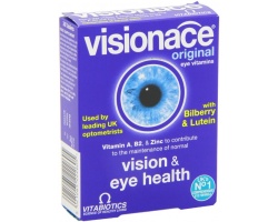 VITABIOTICS Visionace Original Συμπλήρωμα διατροφής εξειδικευμένη σύνθεση θρεπτικών συστατικών με αποδεδειγμένη ωφέλιμη δράση στην υγεία των ματιών 30 ταμπλέτες