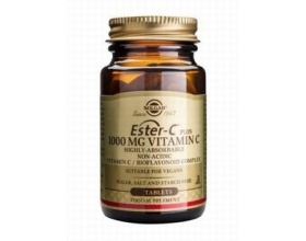 SOLGAR ESTER-C Plus 1000mg Vitamin C Σύμπλεγμα υψηλής απορρόφησης, buffered βιταμίνης C  30 ταμπλέτες