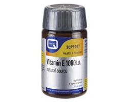 QUEST Bιταμίνη E 1000i.u. συμπλήρωμα διατροφής 30 κάψουλες  QUEST Bιταμίνη E 1000i.u. συμπλήρωμα διατροφής 30 κάψουλες