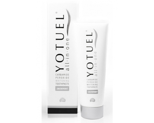 YOTUEL All in one SNOWMINT, Λευκαντική Οδοντόκρεμα, 75 ml : Με δροσερή γευση μέντας Υπεροξείδιο Καρβαμιδίου που απελευθερώνει Ενεργά Μικροσωματίδια Οξυγόνου, Για Άμεσα Αποτελέσματα, Πλούσια σε Ξυλιτόλη & Φθόριο YOTUEL All in one SNOWMINT, Λευκαντική Οδοντόκρεμα, 75 ml : Με δροσερή γευση μέντας Υπεροξείδιο Καρβαμιδίου που απελευθερώνει Ενεργά Μικροσωματίδια Οξυγόνου, Για Άμεσα Αποτελέσματα, Πλούσια σε Ξυλιτόλη & Φθόριο