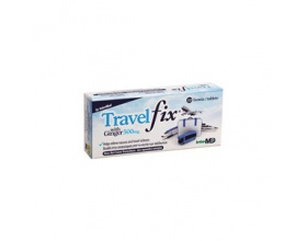 Unipharma Travel Fix with Ginger 500mg  βοηθά στην ανακούφιση από τη ναυτία που εμφανίζεται κατά τη διάρκεια των ταξιδιών 10 δισκία 
