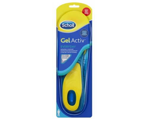 Scholl, Gelactiv Everyday, Καινοτομικοί Ανατομικοί Πάτοι Ανδρικοί για Όλη την Ημέρα, 1 ζευγάρι Scholl, Gelactiv Everyday, Καινοτομικοί Ανατομικοί Πάτοι Ανδρικοί για Όλη την Ημέρα, 1 ζευγάρι