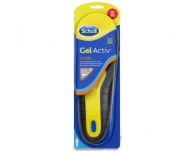 Scholl, Gelactiv Work, Ανατομικοί Πάτοι Ανδρικοί για Άνεση στα «Σκληρά Εργαζόμενα Πόδια», 1 ζευγάρι