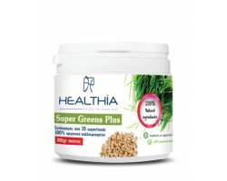 Healthia Super Greens Plus συνδυασμός από 100% οργανικά superfood σκόνης 300g  Healthia Super Greens Plus συνδυασμός από 100% οργανικά superfood σκόνης 300g