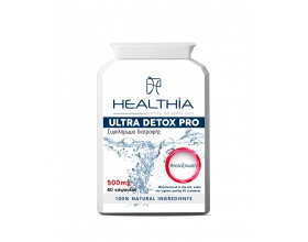 Healthia Ultra Detox Pro 500mg  φυσική αποτοξίνωση του σώματος και την αποβολή των επιβλαβών τοξικών στοιχείων 60caps 