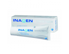 INADEN, white teeth 75ml, Λευκαντική οδοντόπαστα που καθαρίζει τα δόντια σε βάθος και βοηθά στην καταπολέμηση της τερηδόνας