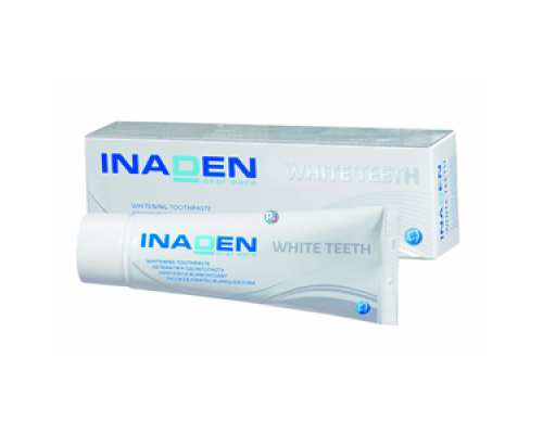 INADEN, white teeth 75ml, Λευκαντική οδοντόπαστα που καθαρίζει τα δόντια σε βάθος και βοηθά στην καταπολέμηση της τερηδόνας